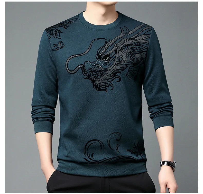 Heritage Print Long Sleeve Top