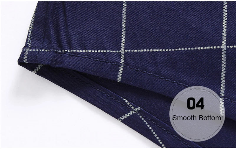 Men’s Slim Fit Plaid Shirt – Turn-Down Collar Smart Casual