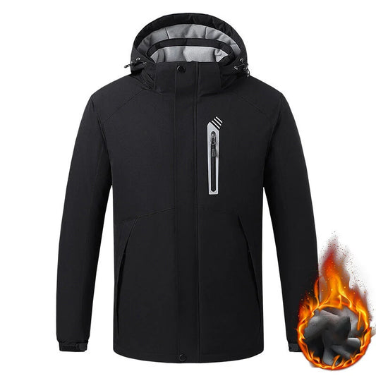 Men’s Heated Winter Jacket – USB, 8 Heating Zones, Waterproof