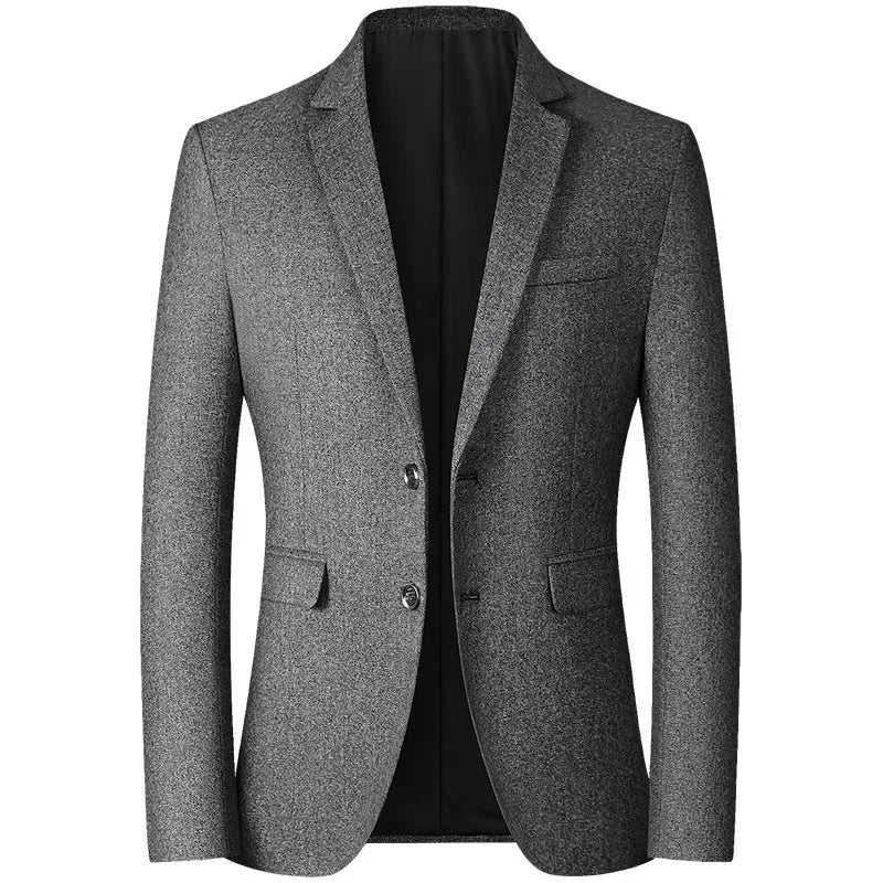 Solid Color Men’s Suit Jacket