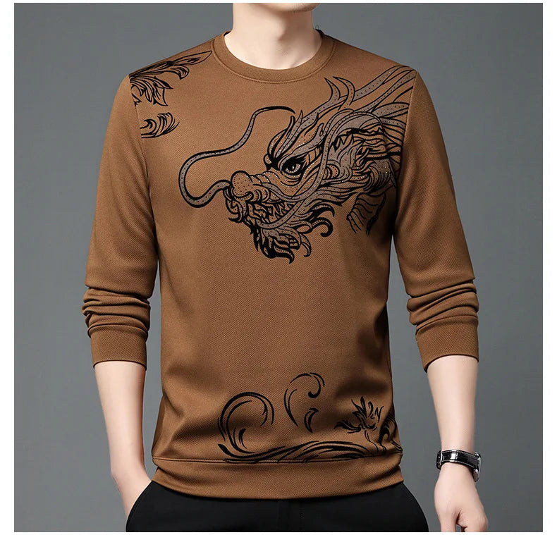 Heritage Print Long Sleeve Top
