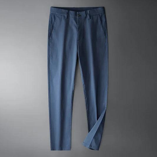 Men’s Lightweight Summer Cotton Straight-Leg Pants