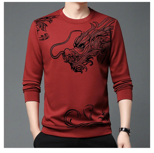 Heritage Print Long Sleeve Top