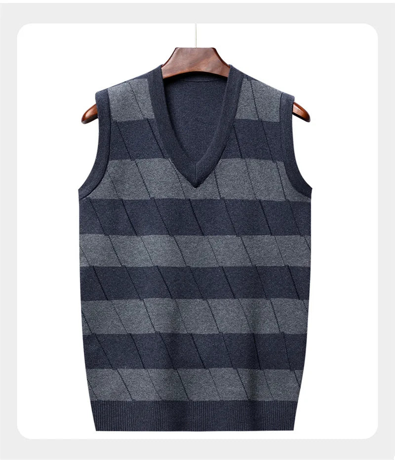 Heritage V-Neck Knit Vest