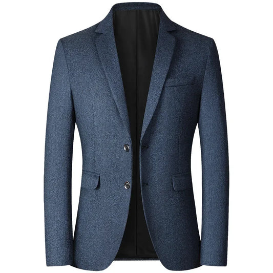 Solid Color Men’s Suit Jacket